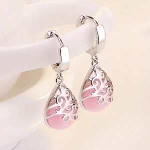 New Sterling silver moonstone earrings